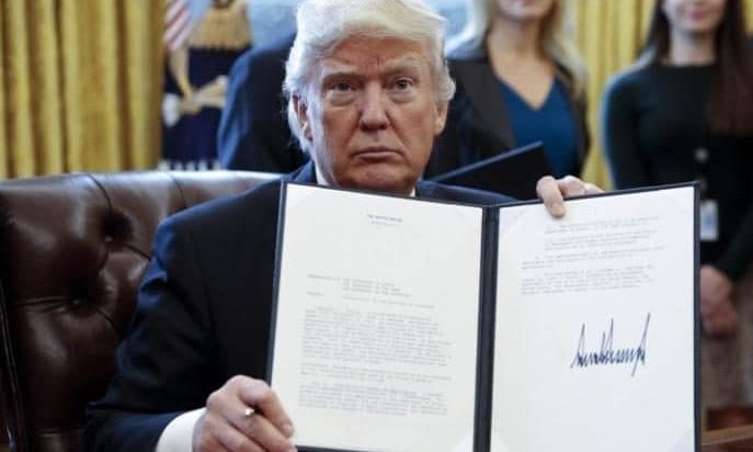 Trump signs executive order