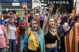 Women Protest In Spain