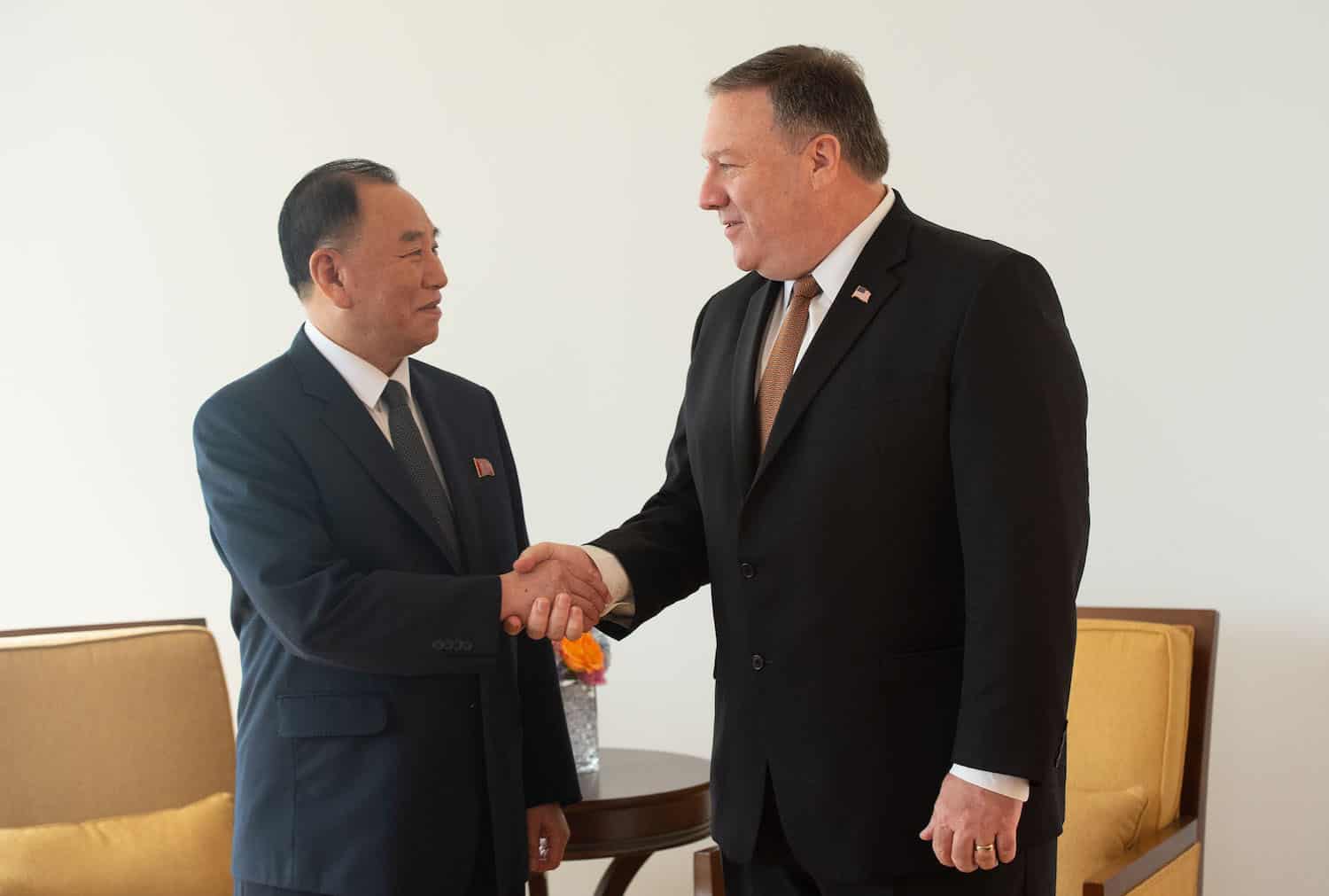 Pompeo and N. Korea Spy chief