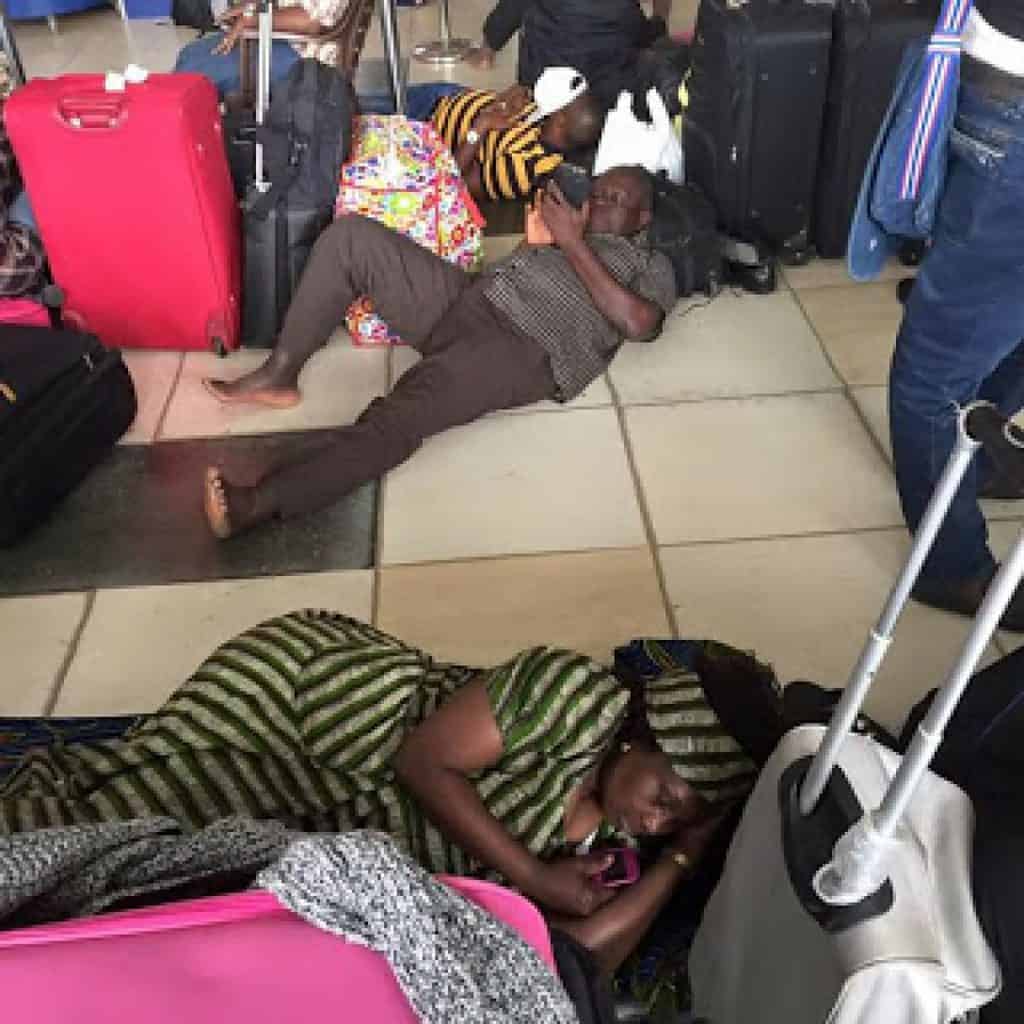 UK-bound Nigerian passengers, others, stranded, sleep on the floor at Istanbul airport