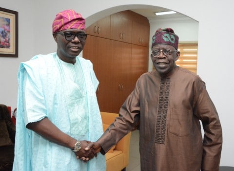 Tinubu endorses Sanwo-Olu for second-term, urges party members to support him