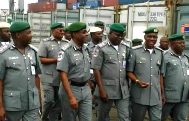 Customs recovers pump action rifles, 1500 bags of rice from smugglers