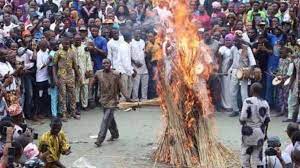 Masquerader burns to death inside costume while performing in Anambra