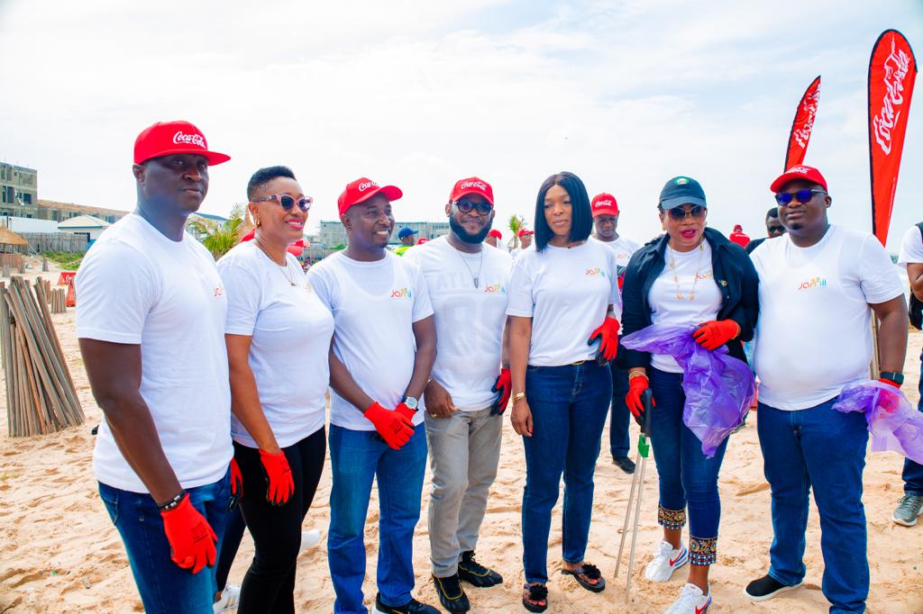Coca-Cola Partners MEDIC On Elegushi Beach Cleanup Exercise