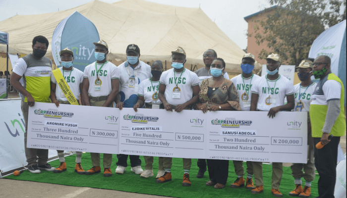 Unity bank announces agric, fashion entrepreneurs, others as winners of N10M Corpreneurship challenge grant