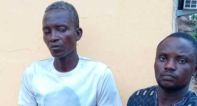 Two suspected ritualists nabbed by the Police