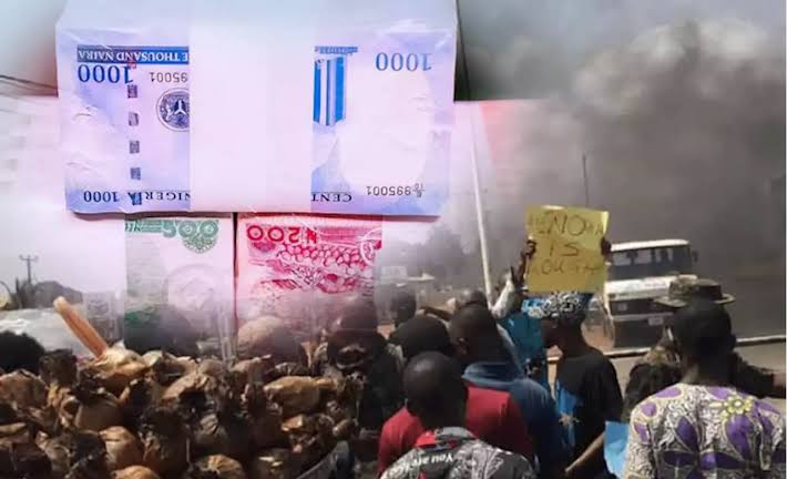 Naira scarcityprotesters vandalise 17 commercial banks, destroy N5billion property