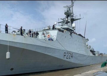 UK warship arrives Nigeria to support maritime security