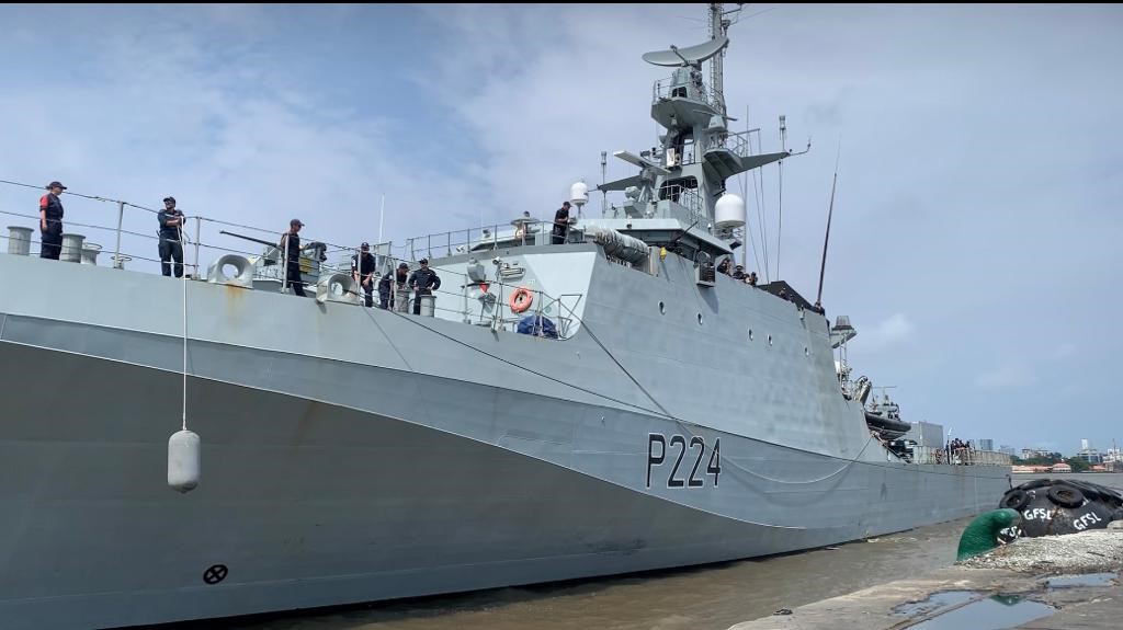 UK warship arrives Nigeria to support maritime security