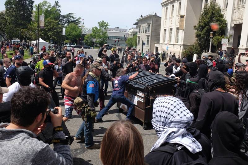 Berkeley rally violence