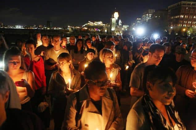 Vigil for victims