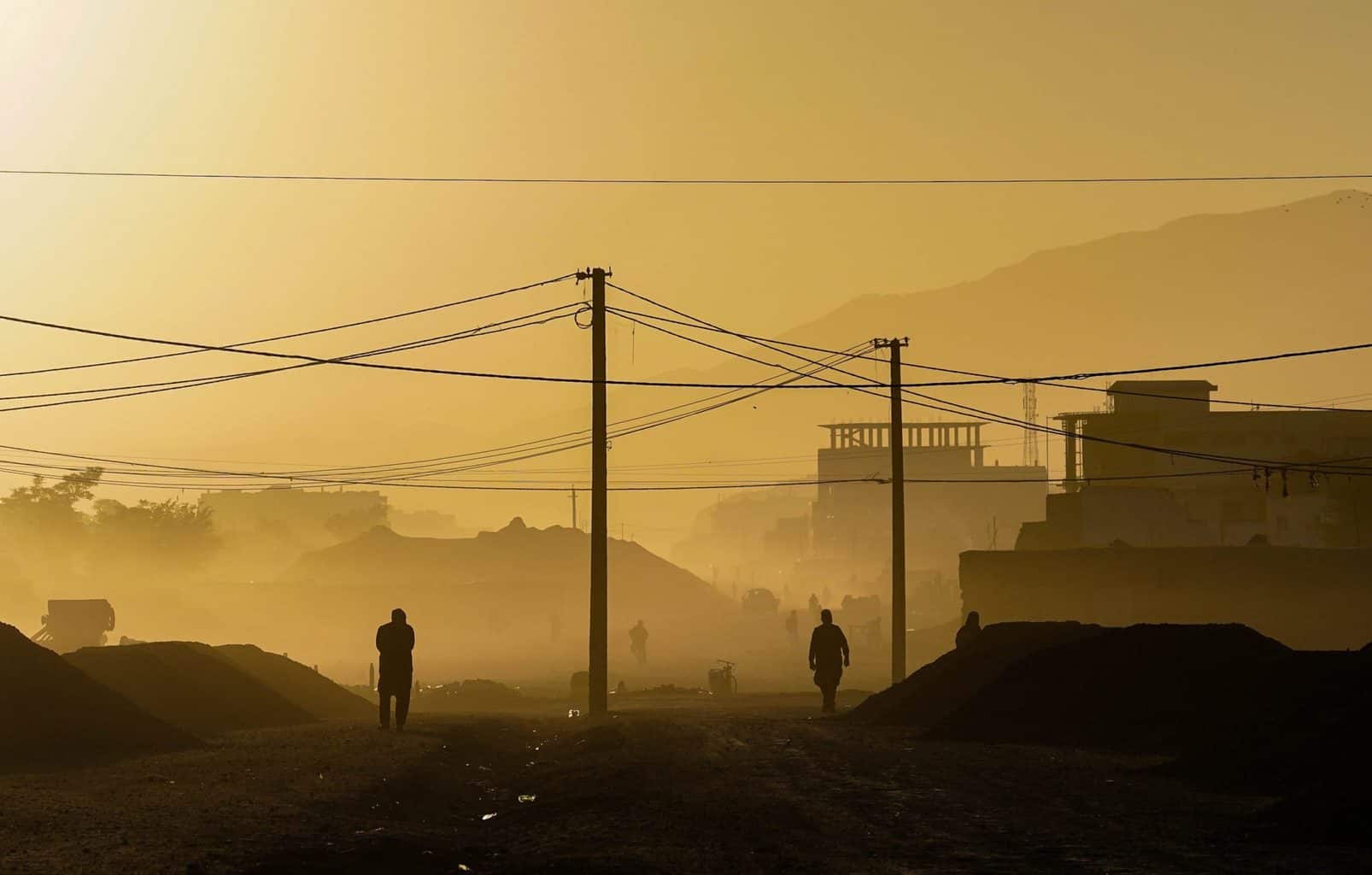 Morning in Afghanistan's capital, Kabul, where Taliban advances now threaten to overtake the city.